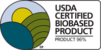 APEX-1132™ USDA Certified Biobased Product 96 Percent Badge